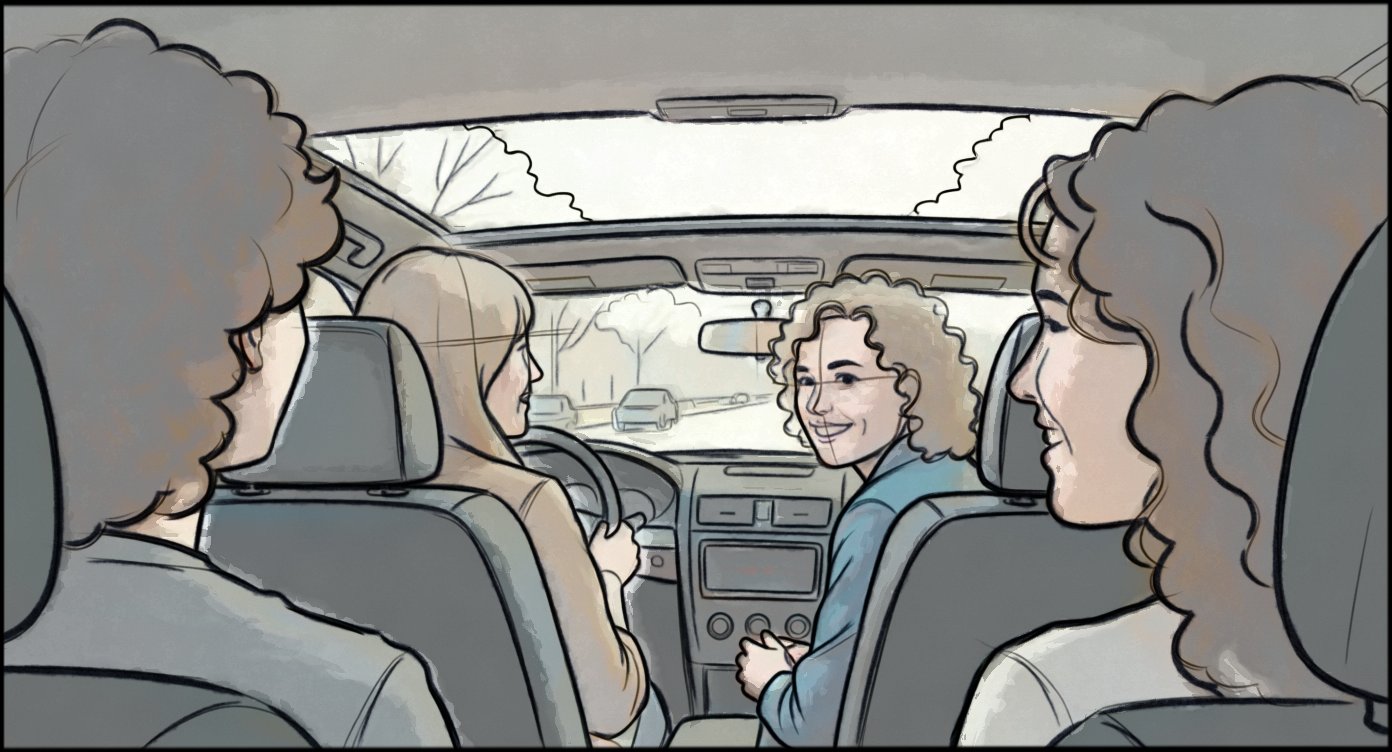Automotive - storyboard frame 6 by Dakota Warren